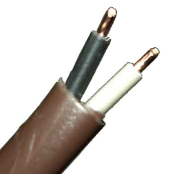12月19日まで　VVF1.6mm2芯 2巻セット 送料無料) VVF1.6mm×2 電線 VVFケーブル 1.6mm×2芯 100m巻 灰色